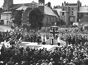 The unveiling of Marlborough's War Memorial