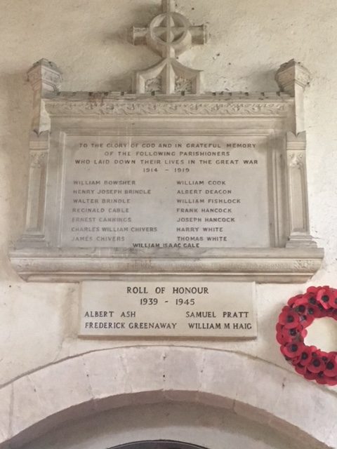 Avebury WWI Wall Memorial