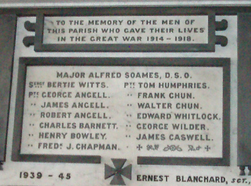 WWI War Memorial – Mildenhall